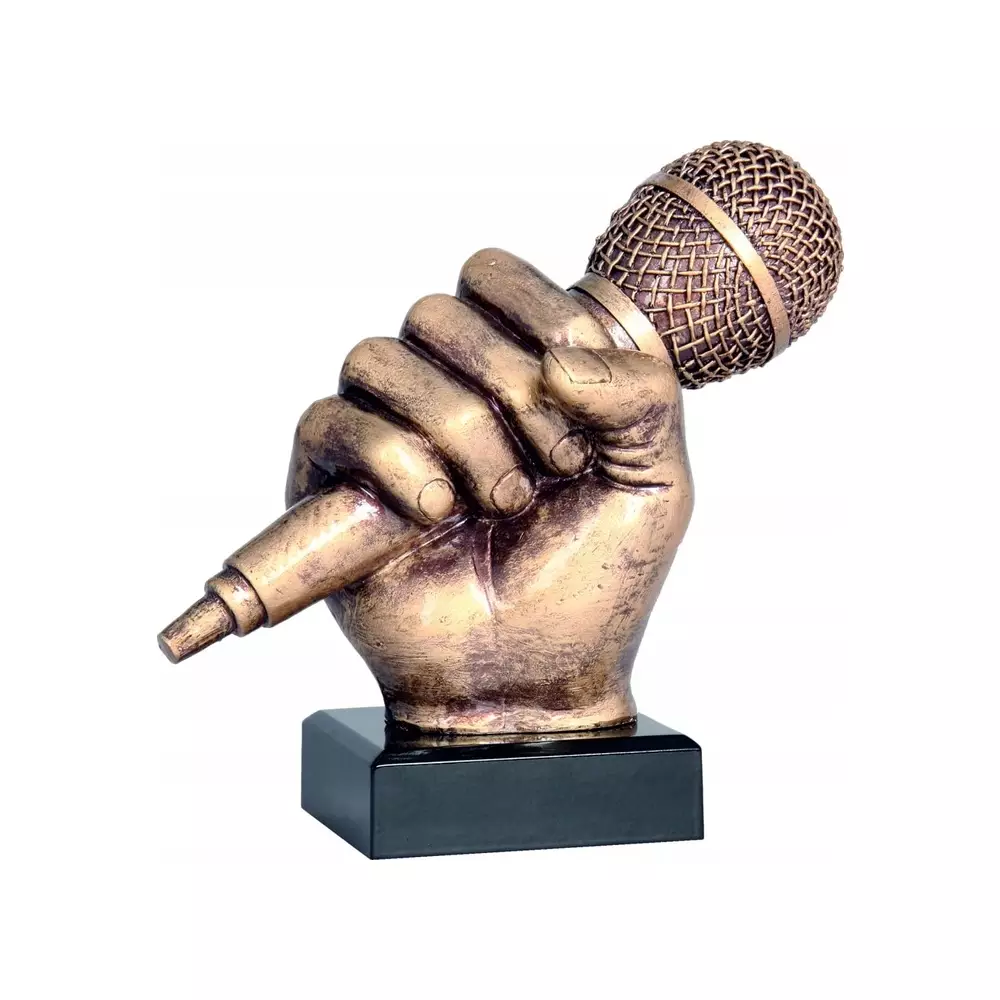 GRAWER statuetka zawody muzyczne nagroda mikrofon