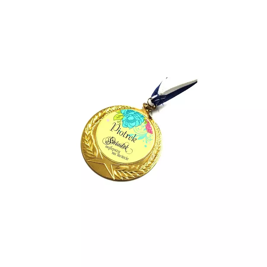 MEDAL ŚWIADEK dla świadka podziękowanie ślub IMIĘ