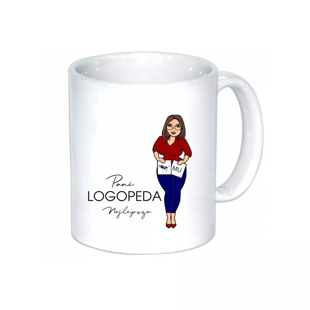 Kubek PANI LOGOPEDA logopedki prezent terapia mowy