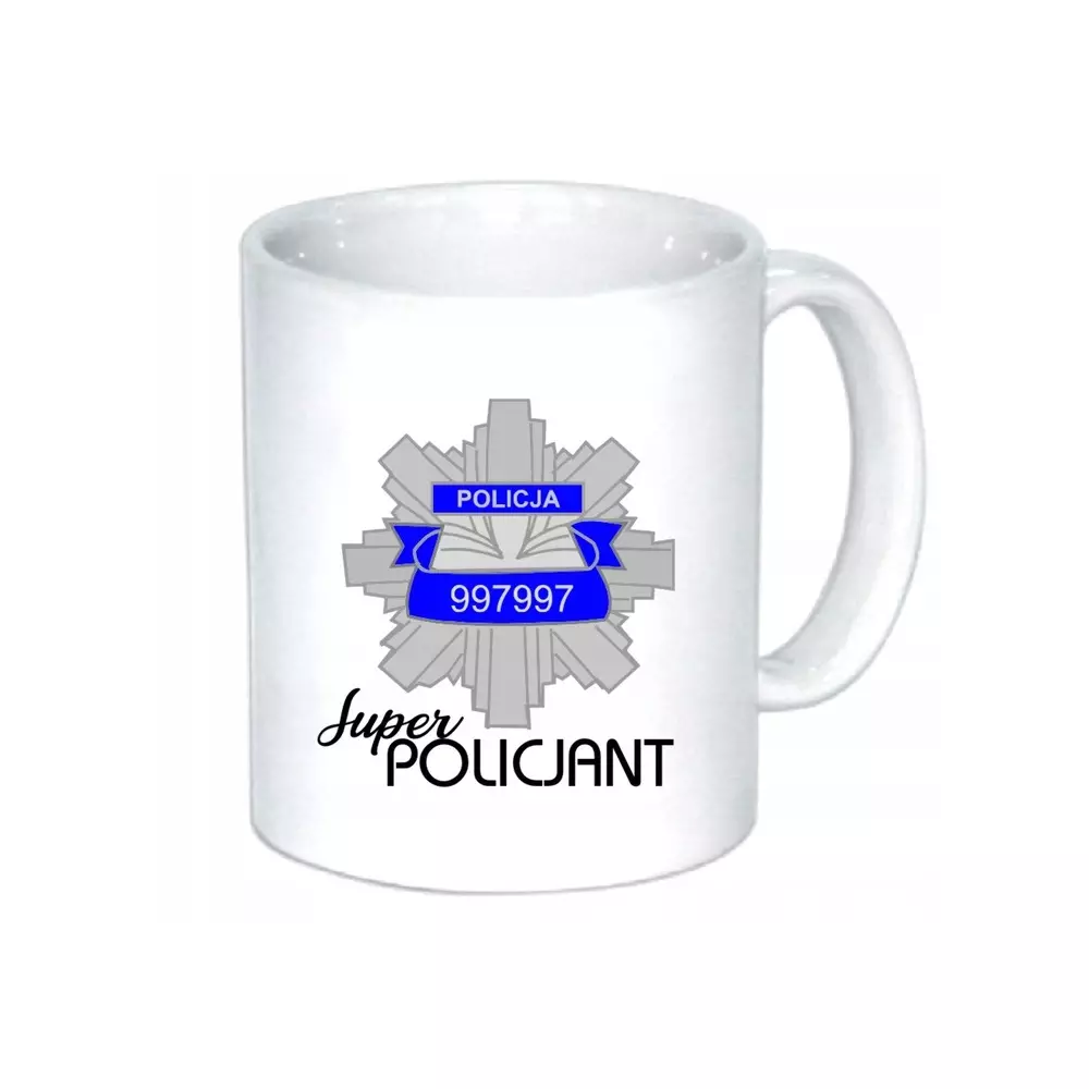 Kubek POLICJANT policjanta prezent policja emeryt