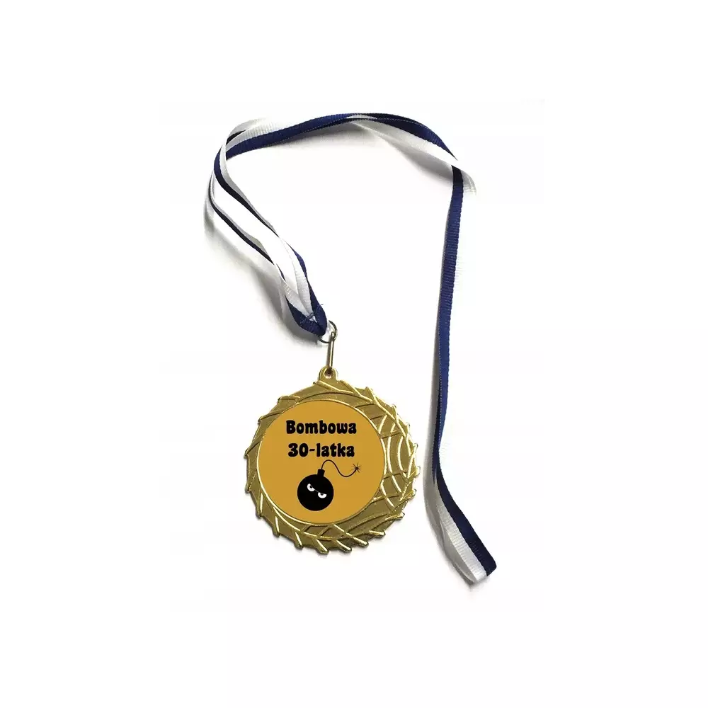 MEDAL bombowa 30-tka prezent 30 40 50 60 70 80 urodziny kobiety