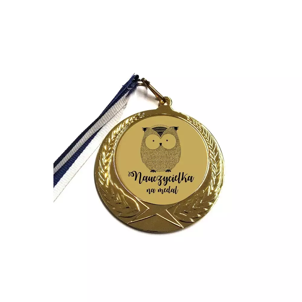 Medal Nauczycielki Dzień Nauczyciela Grawer