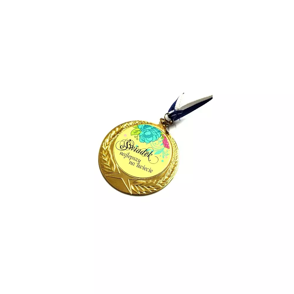 Medal dla świadka grawer ślub podziękowanie gift