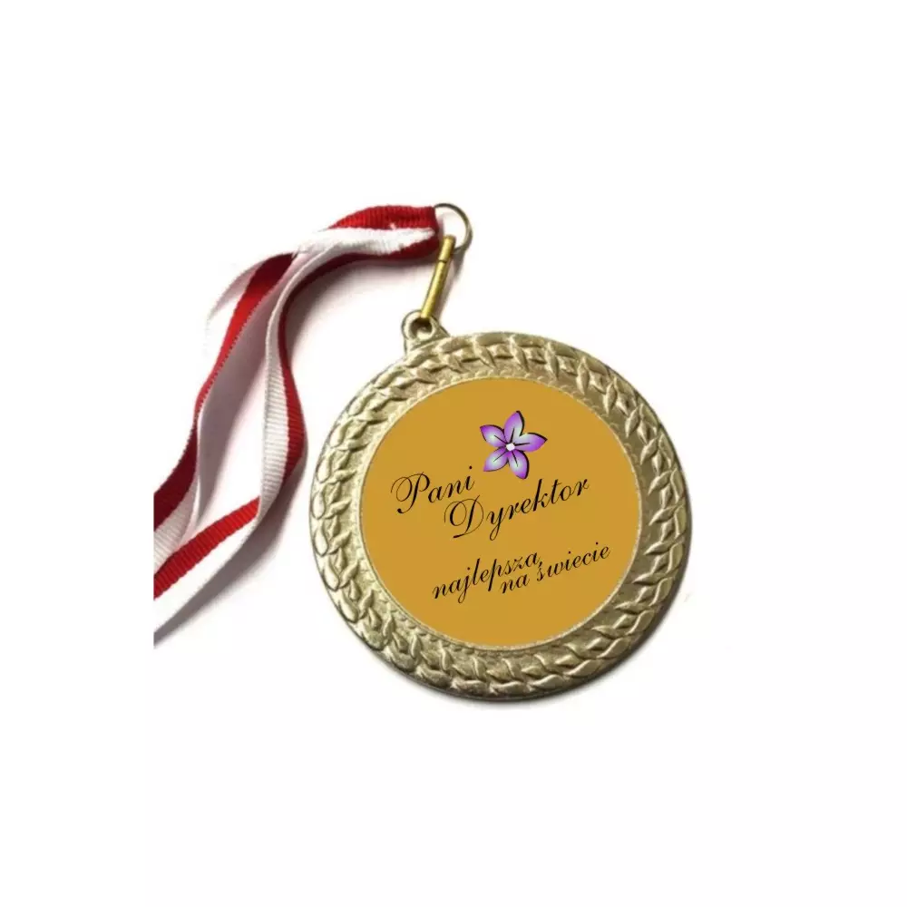 Medal pani dyrektor dyrektorki podziękowanie