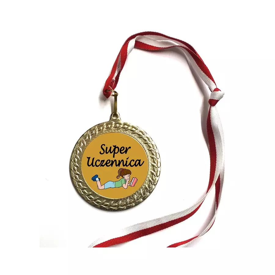 Medal prezent uczennicy grawer roku