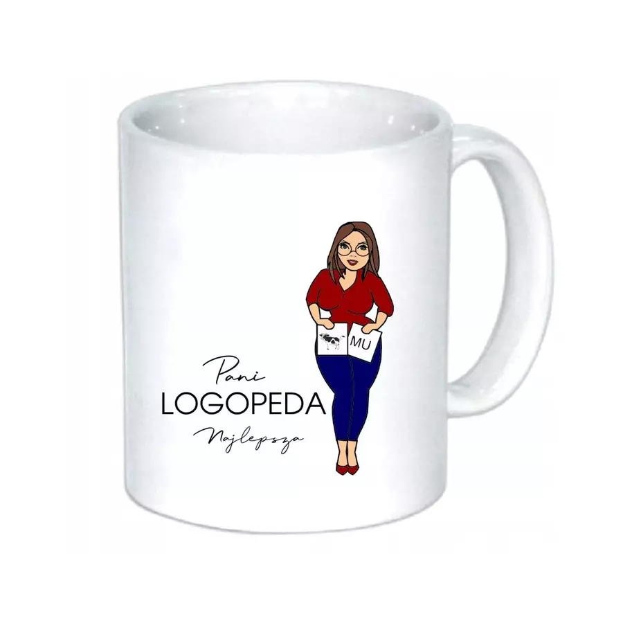 Kubek PANI LOGOPEDA logopedki prezent terapia mowy