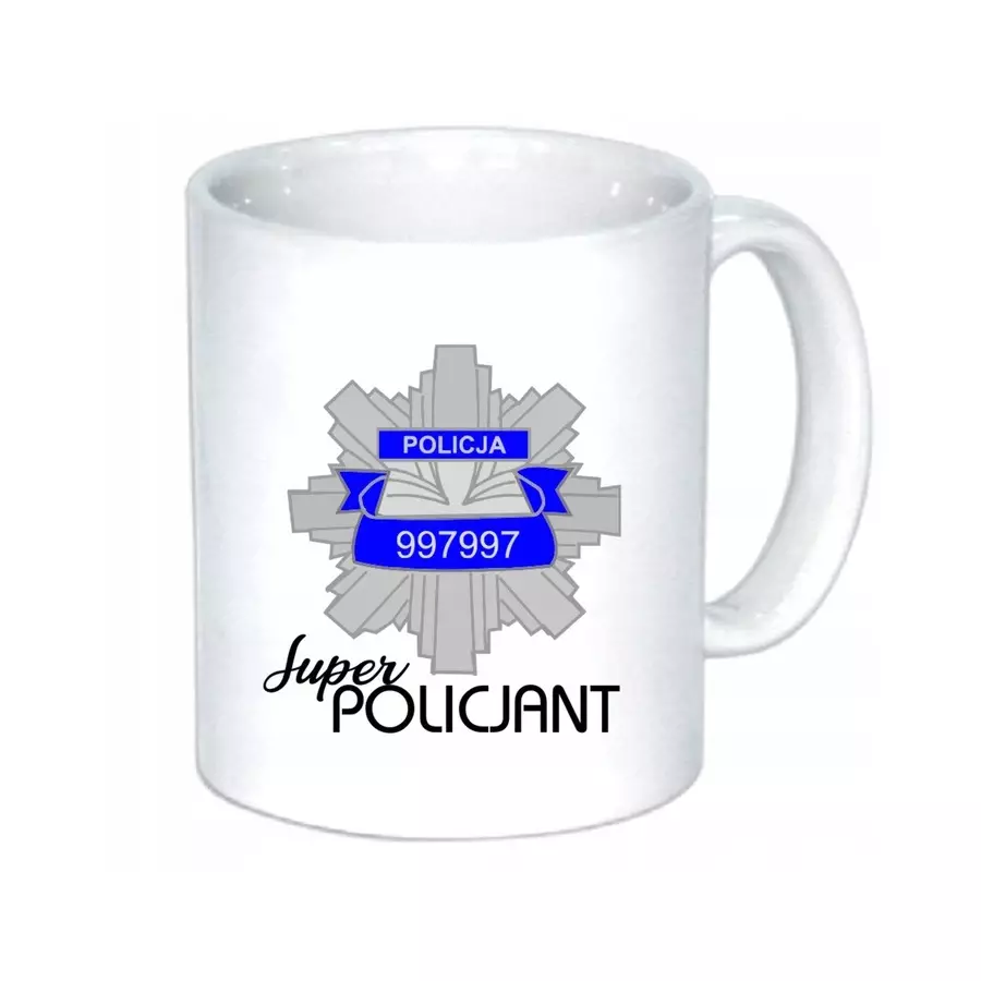 Kubek POLICJANT policjanta prezent policja emeryt