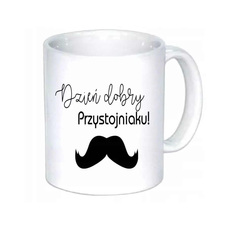 Kubek PRZYSTOJNIAK śmieszne chłopaka kolegi męża