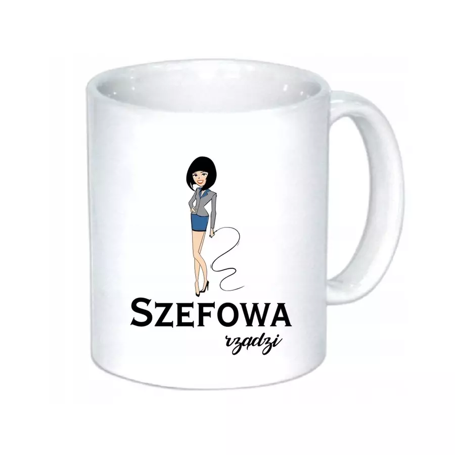 Kubek SZEFOWA prezent szefowej urodziny
