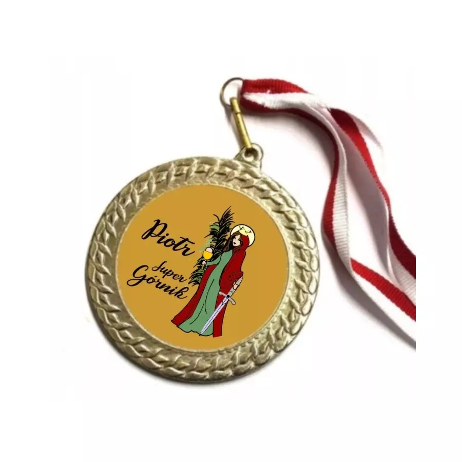 MEDAL GÓRNIK górnika grubiorza barbórka IMIĘ