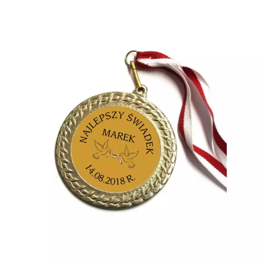 Medal PODZIĘKOWANIA DLA ŚWIADKÓW grawer