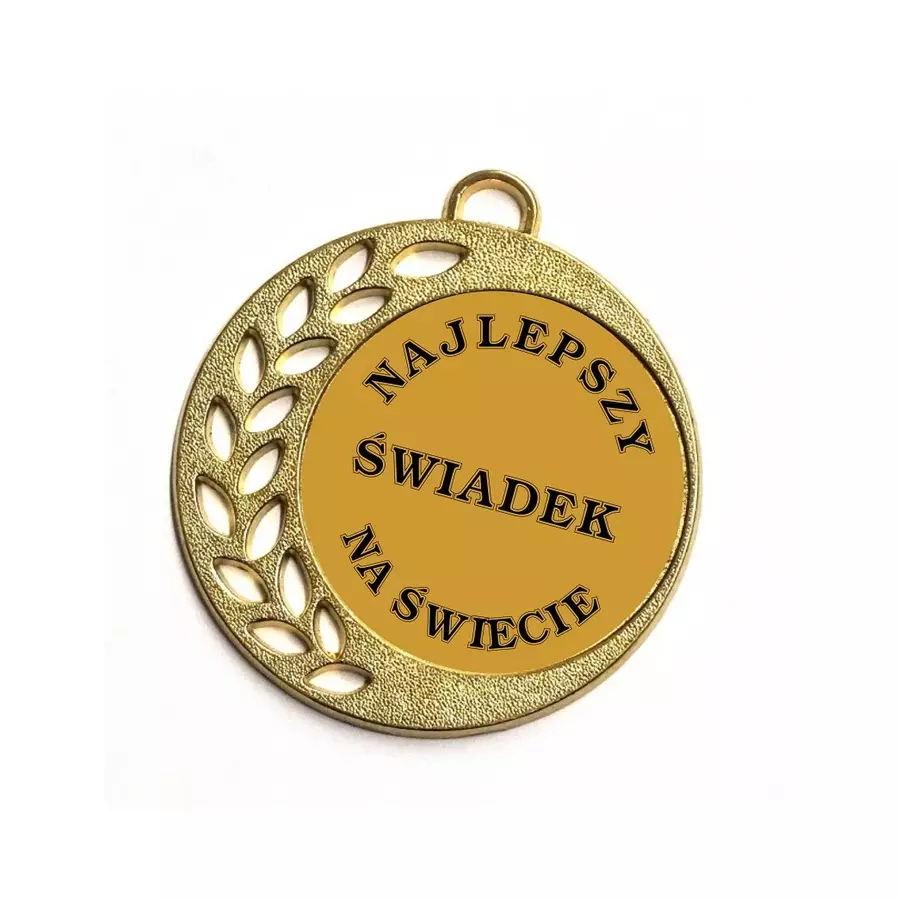 Medal PODZIĘKOWANIA DLA ŚWIADKÓW grawer