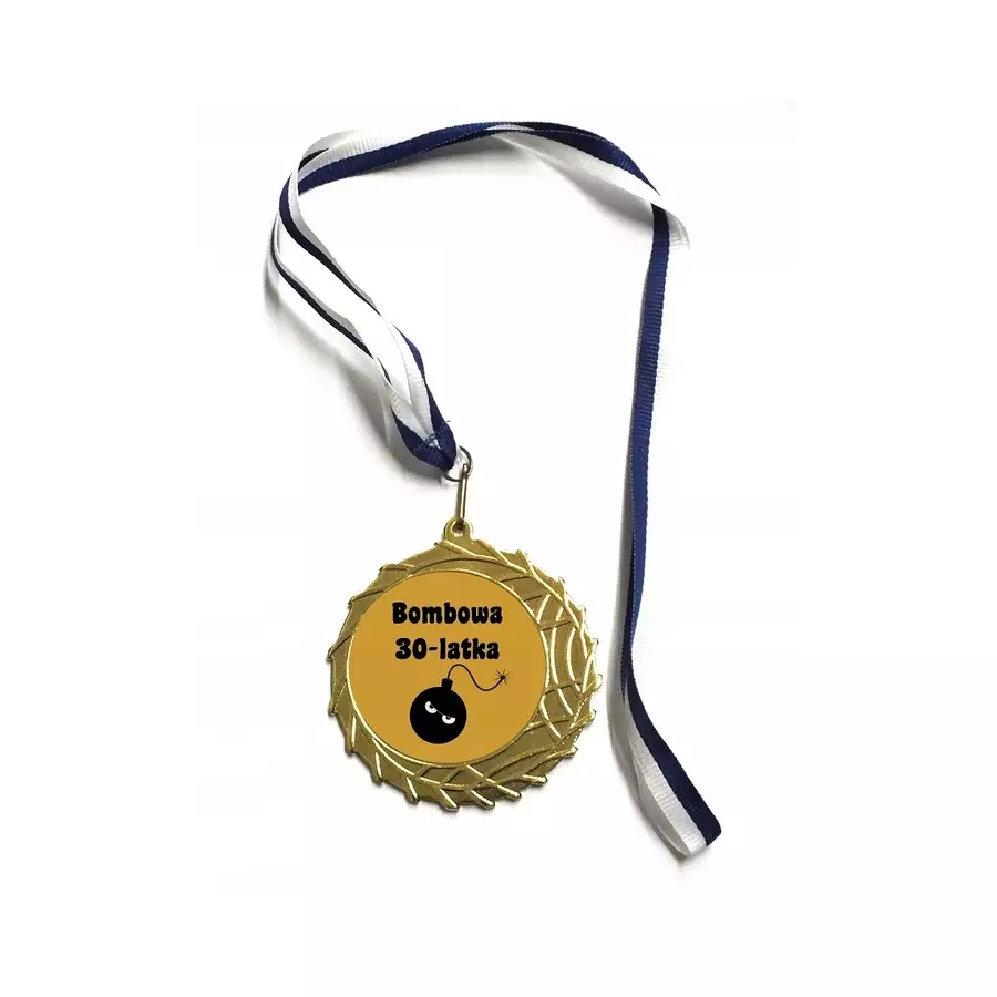 MEDAL bombowa 30-tka prezent 30 40 50 60 70 80 urodziny kobiety