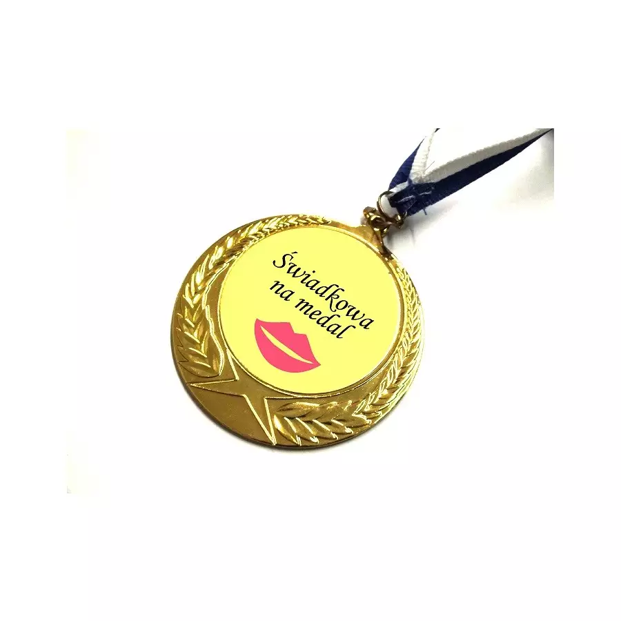 Medal dla świadkowej grawer ślub podziękowanie