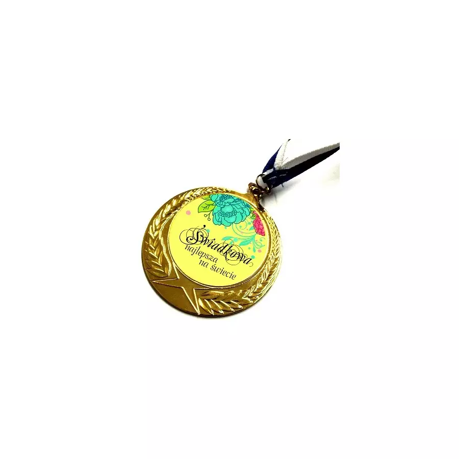 Medal dla świadkowej grawer ślub podziękowanie