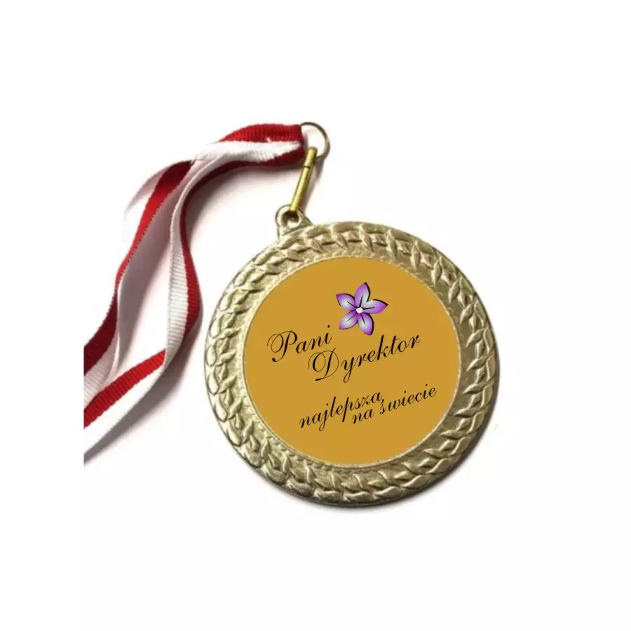 Medal pani dyrektor dyrektorki podziękowanie