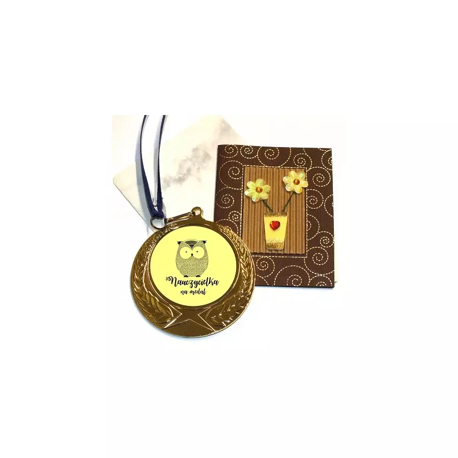 Medal Nauczycielki Dzień Nauczyciela Grawer