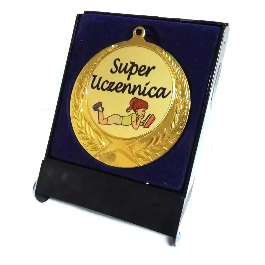 Medal prezent uczennicy grawer roku
